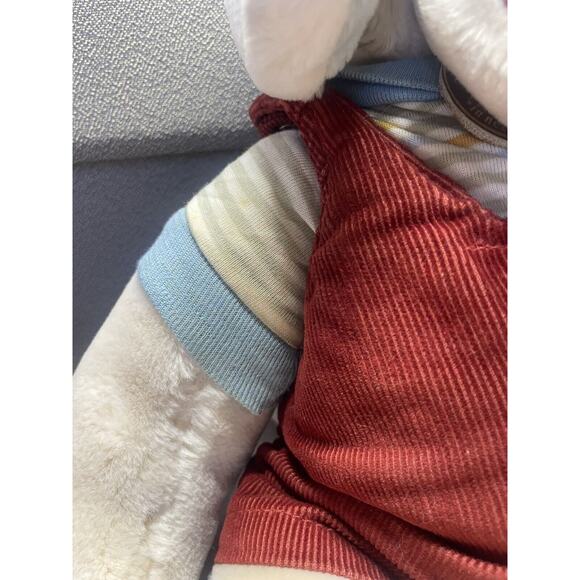 Vintage Wrinkles Dog Hand Puppet Brown Corduroy Overalls Heritage Collection‎ - Picture 5 of 10